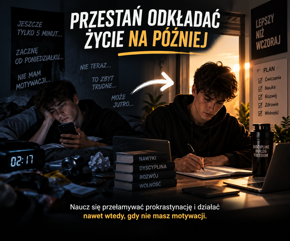 Przestań czekać na motywację.