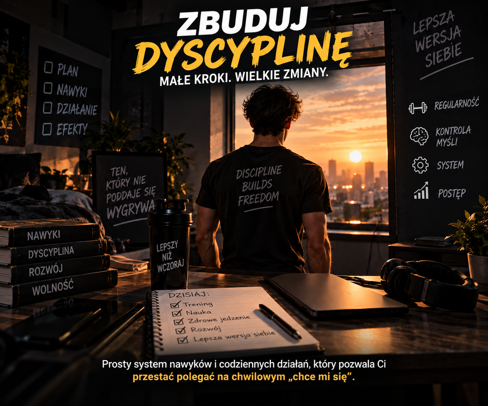 Zbuduj system, który działa nawet wtedy, gdy motywacja znika.